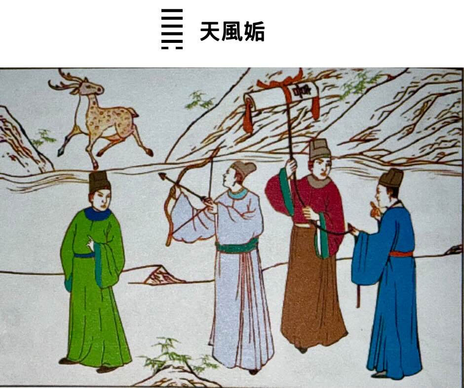 易經八卦占卜 乾卦＋巽卦＝天風姤卦